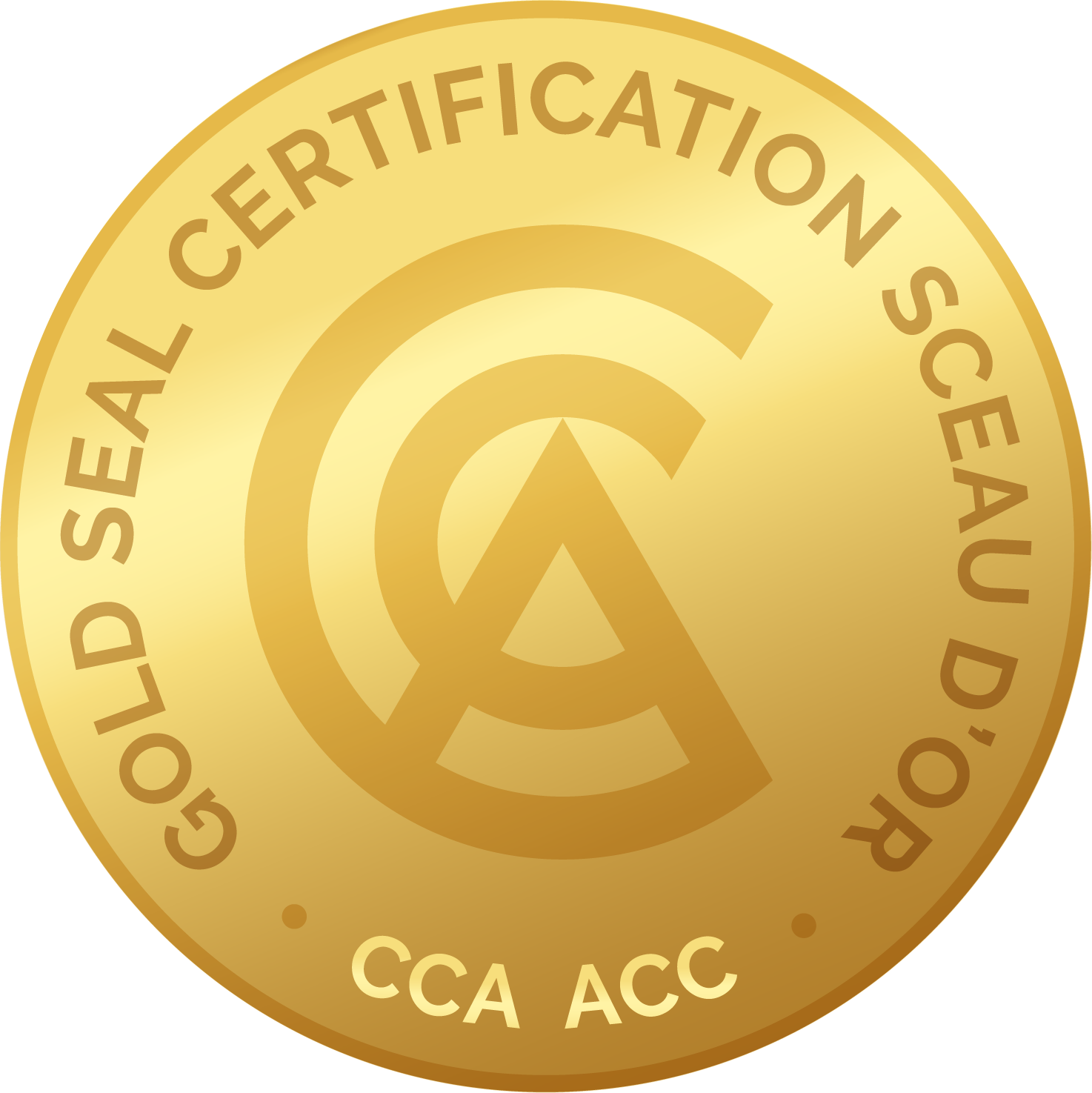 Gold Seal Certification - Sceau d'Or - Canadian Construction Association